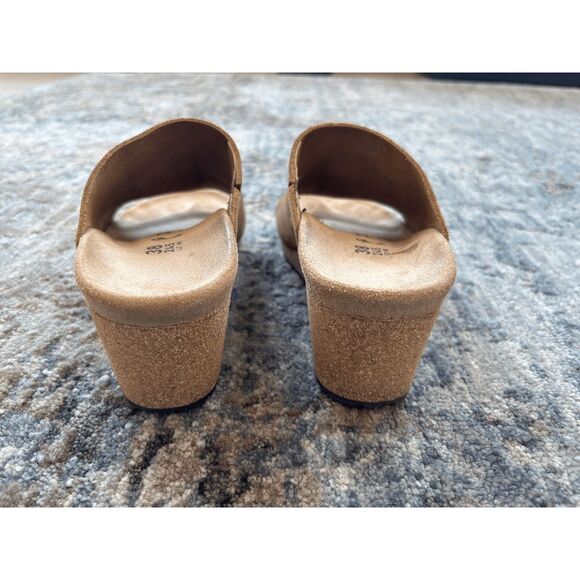 Birkenstock Women's Namica Papillio Suede Wedge Sandals EUC - sz 7 Narrow - Picture 2 of 6